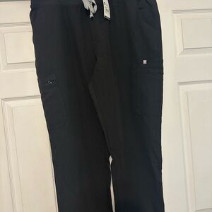 Figs Womens Black Yola Scrub Pants